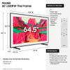 Samsung 65 Inch LS03FW NeoQLED 4K Smart TV, Black (Renewed) view 2