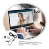 STOBOK 2m Creative Thickened Steel Cable Lock for Laptop and Notebook Security Portable Lock Buckle for Use Black view 3