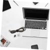 STOBOK 2m Creative Thickened Steel Cable Lock for Laptop and Notebook Security Portable Lock Buckle for Use Black view 4