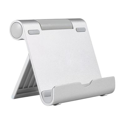 DIYEAH Aluminum Alloy Phone Tablet Holder Bed Mount for Air Accessories Phone Stand Base Bracket Safety Mat Compact and Portable for Office Desk Study Living Table