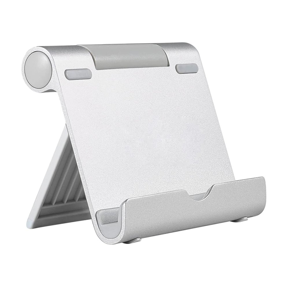 DIYEAH Aluminum Alloy Phone Tablet Holder Bed Mount for Air Accessories Phone Stand Base Bracket Safety Mat Compact and Portable for Office Desk Study Living Table