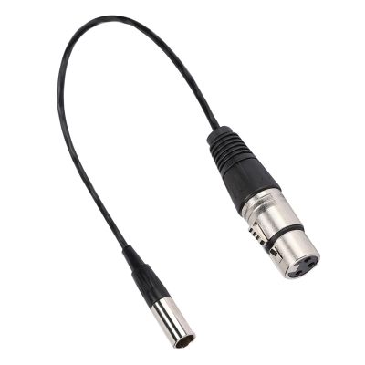Naroote XLR Cables, Connector Mini XLR 3pin Male to 3pin Female with Aluminum Foil Shielded Copper Wire Audio Cable Male to Female for Headphone Camera