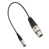 Naroote XLR Cables, Connector Mini XLR 3pin Male to 3pin Female with Aluminum Foil Shielded Copper Wire Audio Cable Male to Female for Headphone Camera view 1