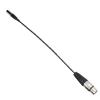 Naroote XLR Cables, Connector Mini XLR 3pin Male to 3pin Female with Aluminum Foil Shielded Copper Wire Audio Cable Male to Female for Headphone Camera view 2