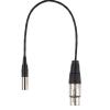 Naroote XLR Cables, Connector Mini XLR 3pin Male to 3pin Female with Aluminum Foil Shielded Copper Wire Audio Cable Male to Female for Headphone Camera view 4