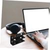 Angoily Swivel Laptop Stand for Desk Under Desk Laptop Mount Metal Construction Screws for Keyboard Cable Organizati view 4