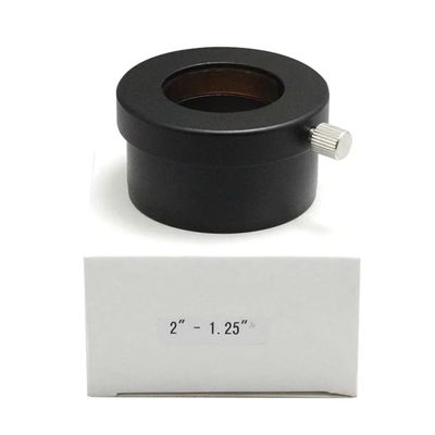 1.25/2 Inch Metal Focuser Toothed Focusing Seat for Reflecting Astronomical Telescope(2 to 1.25 Adapter)