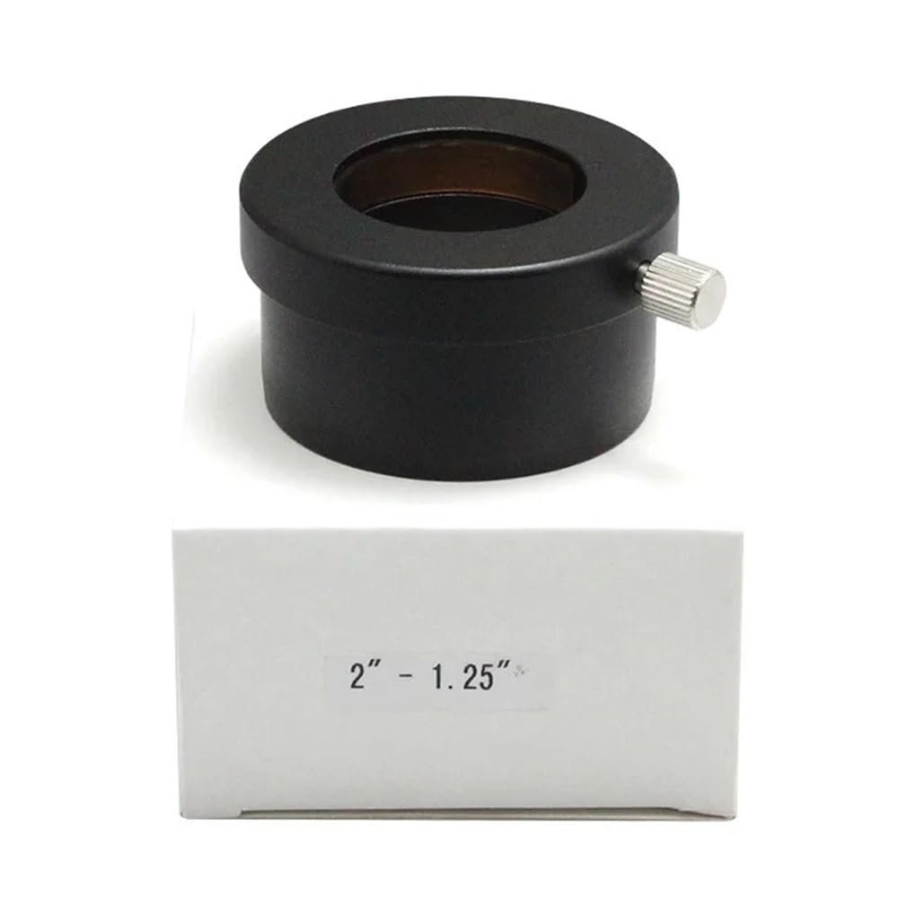1.25/2 Inch Metal Focuser Toothed Focusing Seat for Reflecting Astronomical Telescope(2 to 1.25 Adapter)