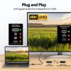 Focuses Displayport to HDMI Adapter 4K, Uni-Directional DP Souce to HD Monitor Converter, Display Port to HDMI Adapter Compatible for HP, Dell &More view 3
