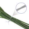 100 Piece 4 inches Clear Metal Twist Ties, Metallic Twist Cable Cord Wire Ties Reusable Plastic Wire Twists Tie for Bread, Cello, Candy, Coffee Bags & More view 3