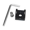 FELTECHELECTR 2set Metal Cold Shoe Flash Adapter Mount Sturdy Hot Shoe Base Clamping-Style Lock Compatible Camera Mount Arms view 1