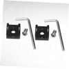 FELTECHELECTR 2set Metal Cold Shoe Flash Adapter Mount Sturdy Hot Shoe Base Clamping-Style Lock Compatible Camera Mount Arms view 2