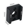 FELTECHELECTR 2set Metal Cold Shoe Flash Adapter Mount Sturdy Hot Shoe Base Clamping-Style Lock Compatible Camera Mount Arms view 4