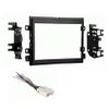 Double DIN Car Stereo Install Kit Compatible with Ford Five Hundred for 2005, 2006, & 2007 - No Factory Amplifer view 1