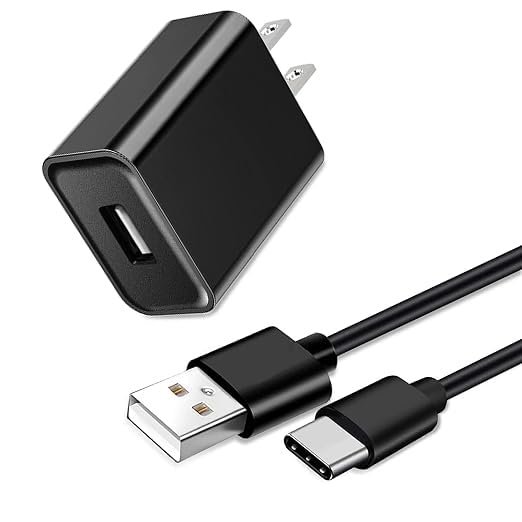 10W Charger for TCL Flip Pro, Jitterbug Flip 2 Lively Smart 3 Phone, Sonim XP3 Plus XP8 XP8800 Phone, Compatible with Cricket Influence Icon 2/3, Cricket Ovation 2 Debut Dream, USB C Power Cord 5FT