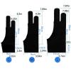 Black Painting Digital Tablet Writing Glove for Graphics Tablet view 2