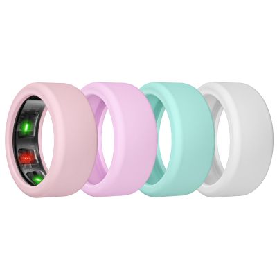 4/6 Pack Ring Cover for RingConn Gen 2/1, Elastic Silicone Ring Protector for RingConn Gen 2 Air Working Out Accessories Men Women