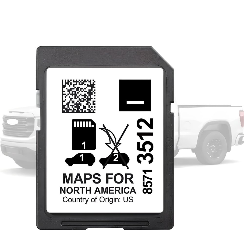 85713512 Navigation SD Card, Updated North America Maps for 2019-2024 Enclave Encore Envision, CT4 CT5 XT6, Escalade, Camaro Corvette, Silverado Sierra Yukon