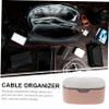 DIYEAH Compartment Data Cable Storage Box Office Accessories Cord Management Desktop Organizer view 4