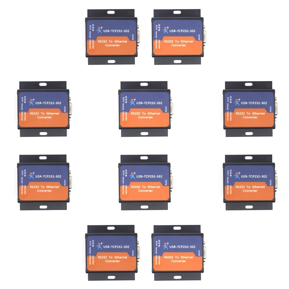 PUSR USR-TCP232-302 Tiny Size RS232 to TCP IP Converter Serial RS232 to Ethernet Server Module Ethernet Converter Support DHCP/DNS (10)