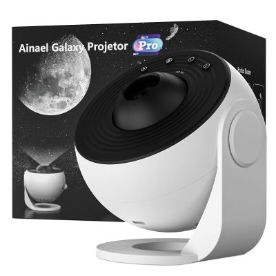 Ainael Galaxy Projector, Star Projectors Home Planetarium Space Ceiling Starry Sky Night Light with 3 HD Glass Slides, Galaxy Projector Pro for Kid Adult Bedroom Birthday Gift