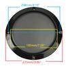 2pcs 4"/5"/6.5"/8"/10" Speaker Repair Kit, Speaker Net Cover Decorative Circle Woofer Guard Protector Cover Car Home Mesh Enclosure Speakers Plastic Frame Metal Iron Wire grilles Screws (8") view 2