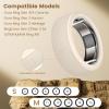 10 Pack Covers Compatible with Oura Ring Gen 4/4 Ceramic/Oura Ring 3 Cover, Ultra-Thin Anti-Scratch Silicone Ring Protector for RingConn Gen 2/Gen 2 Air/ULTRAHUMAN Ring AIR for Women Men view 2
