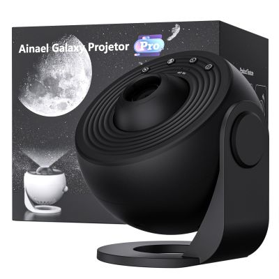 Ainael Galaxy Projector, Star Projectors Home Planetarium Space Ceiling Starry Sky Night Light with 3 HD Glass Slides, Galaxy Projector Pro for Kid Adult Bedroom Birthday Gift