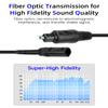 GELRHONR Digital Optical Audio Splitter, 1 Male Input 2 Female Output Toslink Digital Fiber Optic Audio Splitter for TV, DVD, HDTV, Home Theater, Sound Bar, Amplifier (0.3M Female) view 2