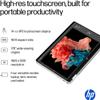 HP OmniBook 5 Flip (Next Gen Envy x360) 2-in-1 Laptop (14" 2K IPS Touchscreen, Intel 10-Core 5 120U (> i7-1255U), 8GB DDR5 RAM, 512GB SSD) for Business, Students, 5MP IR Webcam, Backlit, Win 11 Pro view 3