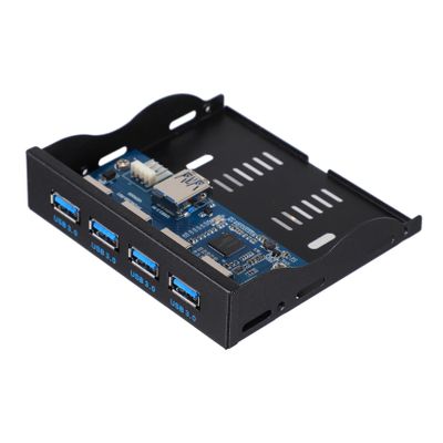 DIYEAH Front Panel Floppy Disk Bay USB Hub Bracket Pin Internal USB Hub for Computer Easy Installation for High-
