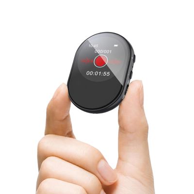 128GB small Voice Recorder,Voice-activated recording,with playback and password management,AI noise and Scheduled recording,reduction Portable recording device,for meetings/lectures/classroom,MP3