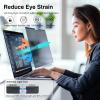 Strong Magnetic Privacy Screen Compatible with MacBook Air 15 Inch 2023-2025,M2, M3, M4, Upgraded Removable Screen Protector Mac Air 15 inch Laptop Screen Filter Shield Anti BlueLight Glare Anti Spy view 2