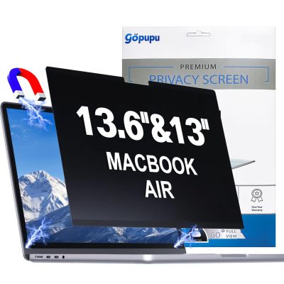 Strong Magnetic Privacy Screen Compatible with MacBook Air 13.6/13 Inch 2022-2025 M2 M3 M4, Removable Mac Air Screen Protector A2681, A3113, A3240 Screen Filter Shield Anti Glare Anti Blue Light