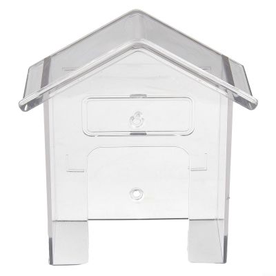 Doorbell Cover Transparent PC Rain for PROTECTION Case Doorbell Protective Case for Doorbells Access Control with Easy-Press Design