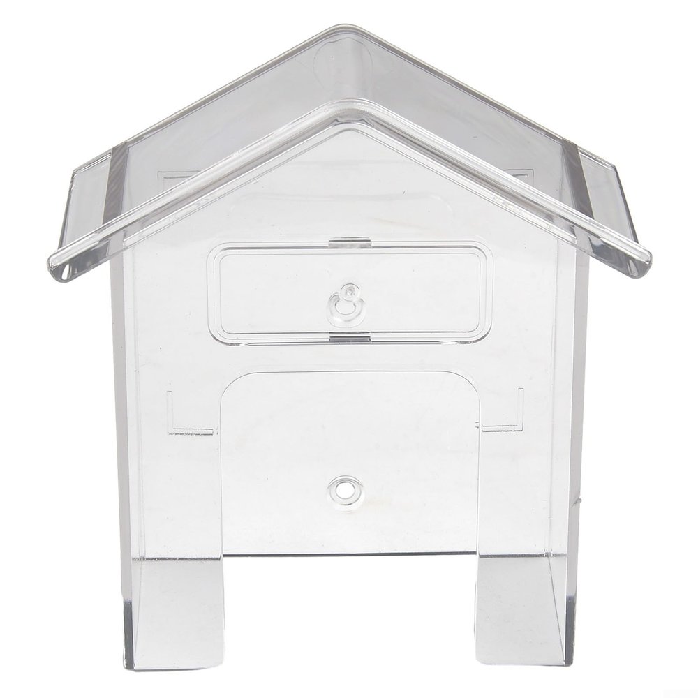 Doorbell Cover Transparent PC Rain for PROTECTION Case Doorbell Protective Case for Doorbells Access Control with Easy-Press Design