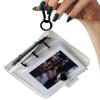 ALBUMAX Travel Small Photo Album 2x3 with Keychain 25 Pockets for Fujifilm Instax Mini Series Instant Film, Polaroid Snap, Z2300 Instant Camera, Zip Printer (Black, 1 Pack) view 1