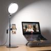 Desk Ring Light with Stand for Computer, 30 Modes Video Conference Lighting view 1