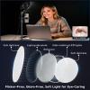 Desk Ring Light with Stand for Computer, 30 Modes Video Conference Lighting view 4
