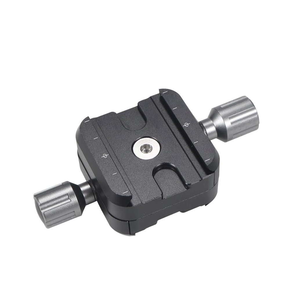 BGNing Double Clamp Quick Release Plate Compatible with RRS/Kirk/Arca Swiss and All Other AS Specification Quick Release Plates