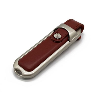 PZHANGZVH Leather 64GB USB Flash Drive 32GB 16GB 8GB 4GB Pen Drive USB Flash Drive usb2.0 (Size : 4GB, Color : Black) (Brown 16GB)