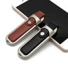 PZHANGZVH Leather 64GB USB Flash Drive 32GB 16GB 8GB 4GB Pen Drive USB Flash Drive usb2.0 (Size : 4GB, Color : Black) (Brown 16GB) view 2