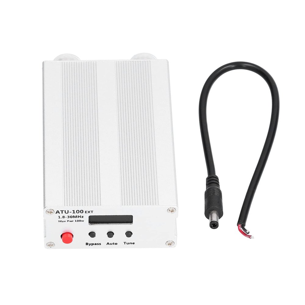 Mini Automatic Antenna Tuner Radio Equipment Amplifier Transceivers ATU 100EXT Portable Lightweight Aluminum Alloy 1.8Mhz~30Mhz
