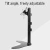 BMWJYLPM tv Wall Mount Table Top TV Stand, Full Motion TV Stand Mount with Tilt Angle Adjustable, Tabletop TV Base with Cable Management, Fits 14-27 Inch LED Screen Display,41cm view 2