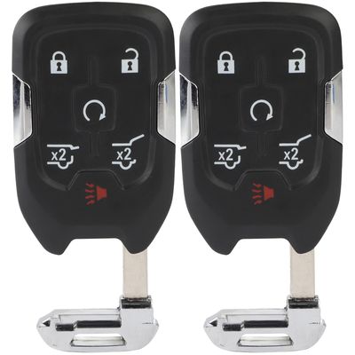 2 pcs Keyless Entry Remote Control Fits for 2015-2020 for GMC Yukon 2015-2020 for GMC Yukon XL 2016-2019 for Chevrolet Suburban 3500 HD OE HYQ1AA