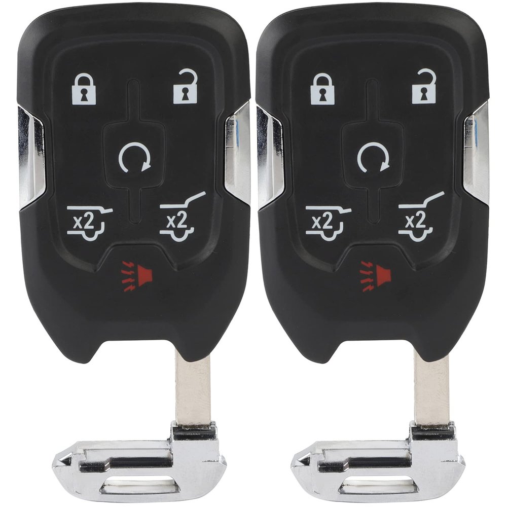 2 pcs Keyless Entry Remote Control Fits for 2015-2020 for GMC Yukon 2015-2020 for GMC Yukon XL 2016-2019 for Chevrolet Suburban 3500 HD OE HYQ1AA
