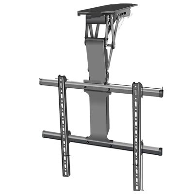 Electric TV Ceiling Mount, Electric Folding Ceiling TV Mount with Dual Remote Control, Suitable for Most Flat/Sloping Roofs, Suitable for Hole Spacing Within 600 X 600 Mm,50''-90''