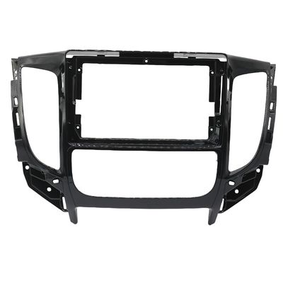 QIDALASER 9 Inch Car Frame Fascia for Mitsubishi Triton L200 2015-2019 Adapter Android Radio Audio Dash Fitting Panel Kit (at Frame)