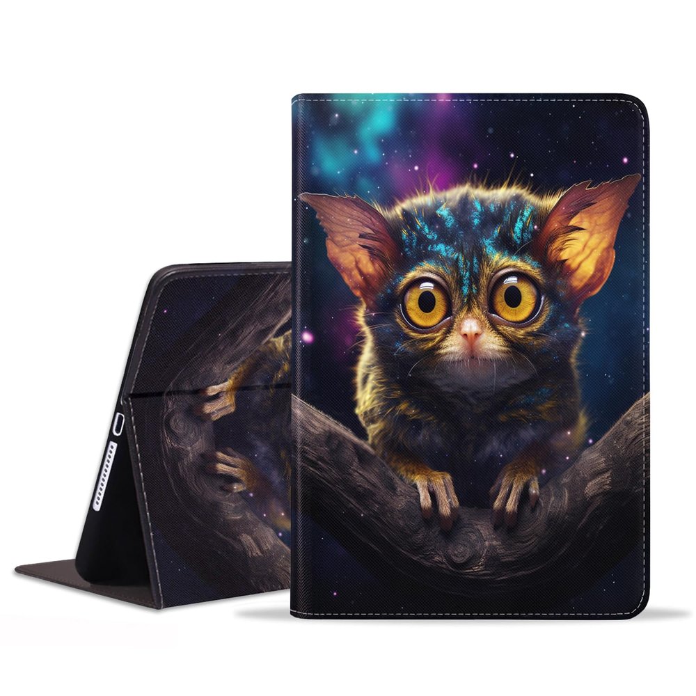 BXIKEOPIU Case for Samsung Galaxy Tab S6 Lite 10.4 Inch 2022/2020 (SM-P610/P613/P615/P619), Slim PU Leather Stand Folio Cover with Auto Wake Sleep, Tarsier