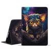 BXIKEOPIU Case for Samsung Galaxy Tab S6 Lite 10.4 Inch 2022/2020 (SM-P610/P613/P615/P619), Slim PU Leather Stand Folio Cover with Auto Wake Sleep, Tarsier view 1